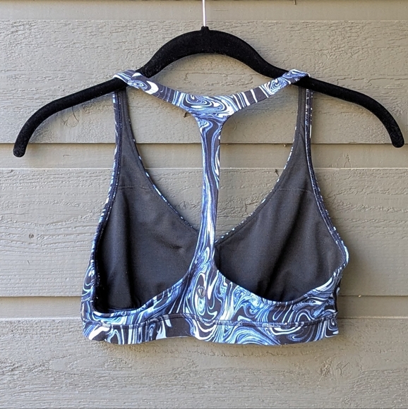 Lululemon Arise Bra Suminagashi *lululemon lab Serene Blue Size 4 - Picture 5 of 7